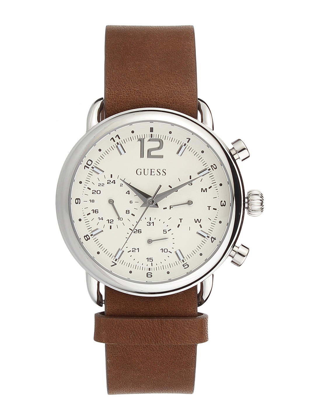 

GUESS Men White Analogue Watch W1242G1