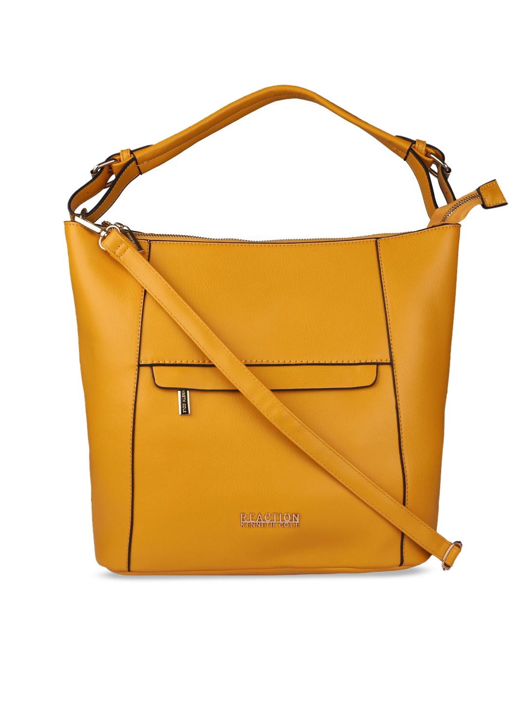 

Kenneth Cole Yellow Solid Hobo Bag