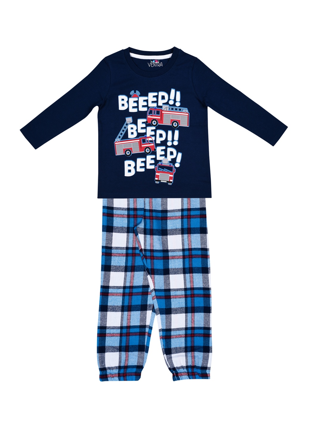 

ventra Boys Blue Printed Night suit VNT-5001505-1011