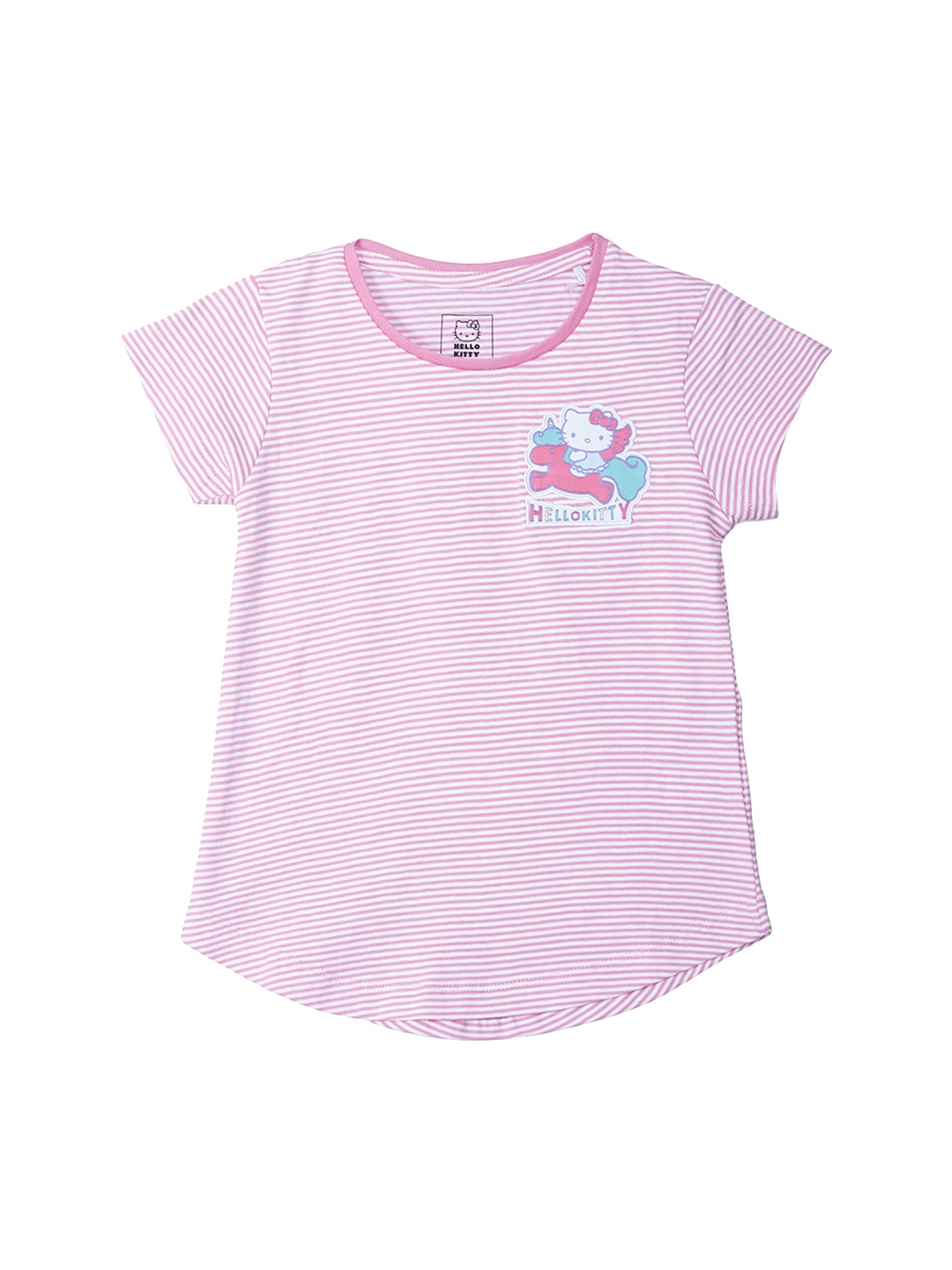 

Hello Kitty featured Pink Tshirt for Girls