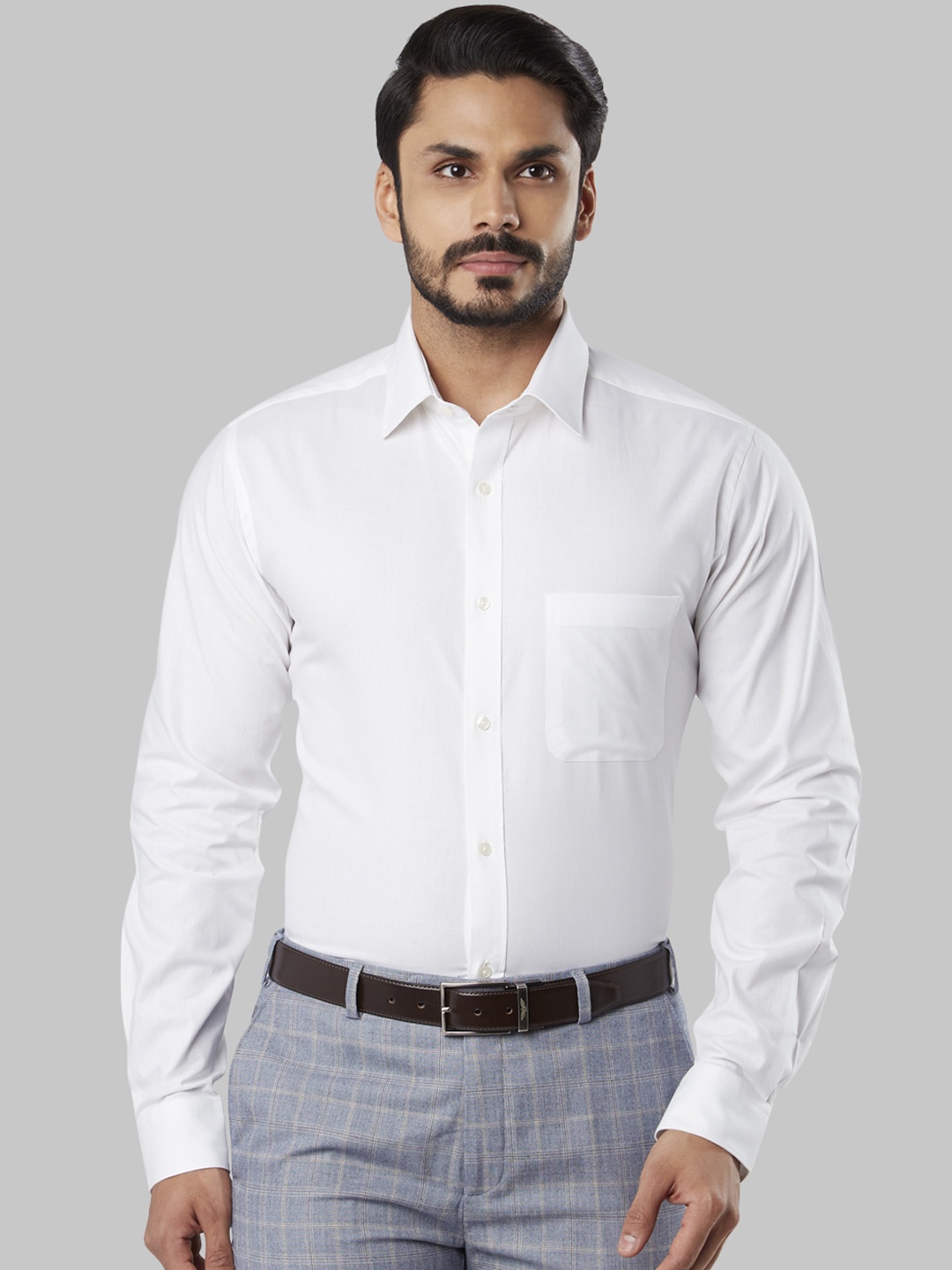 

Raymond Men White Slim Fit Solid Formal Shirt