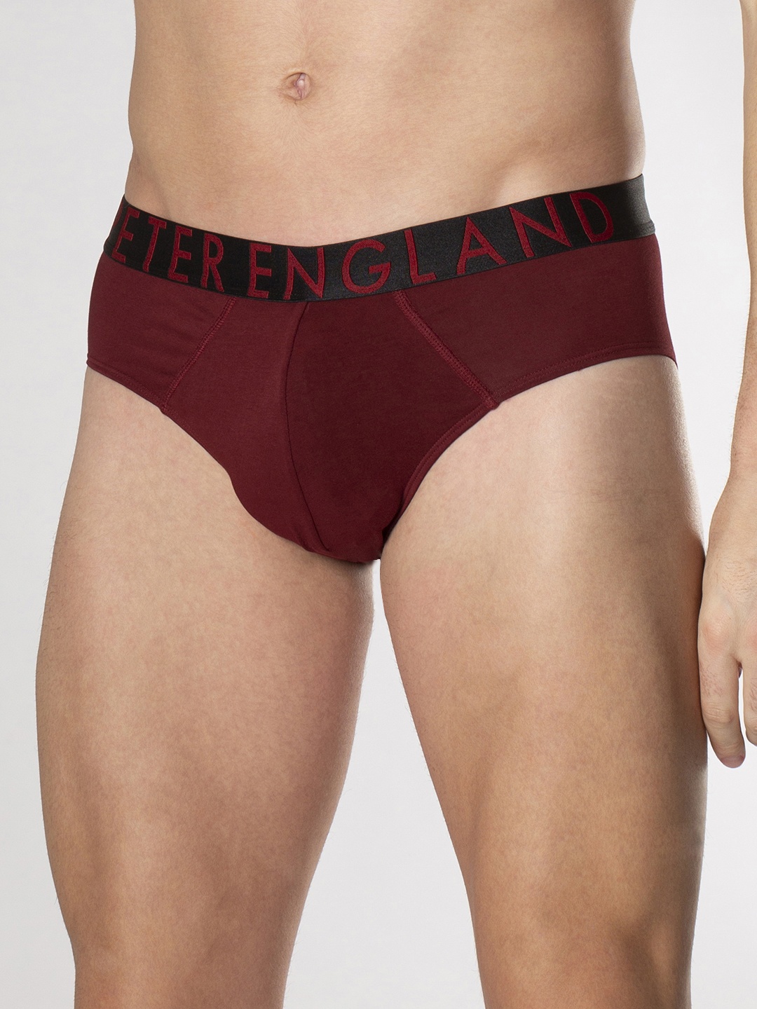 

Peter England Men Maroon Solid Briefs PIWBMR9166012