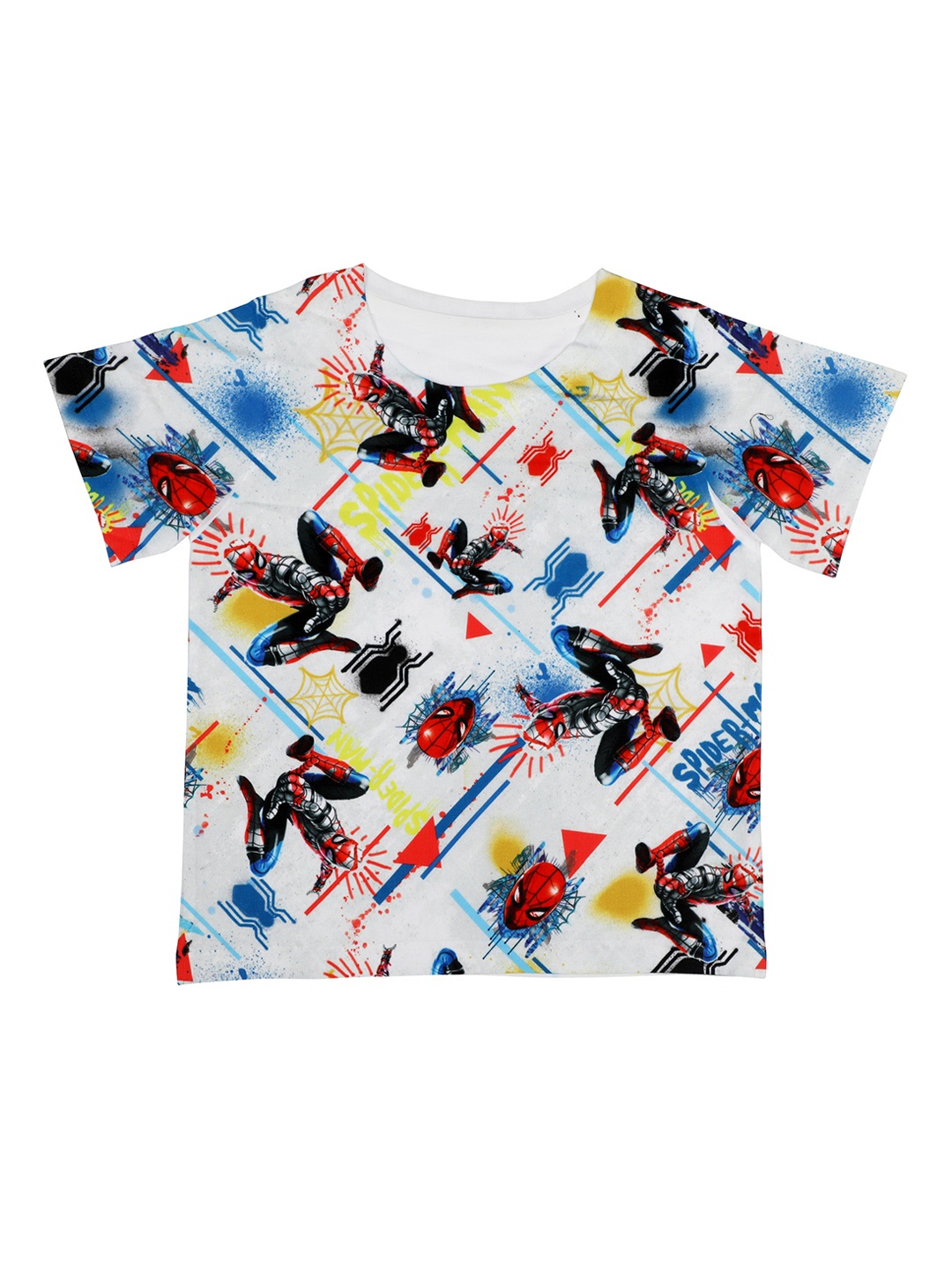 

Marvel by Wear Your Mind Boys Multicoloured Printed Round Neck T-shirt, Multi