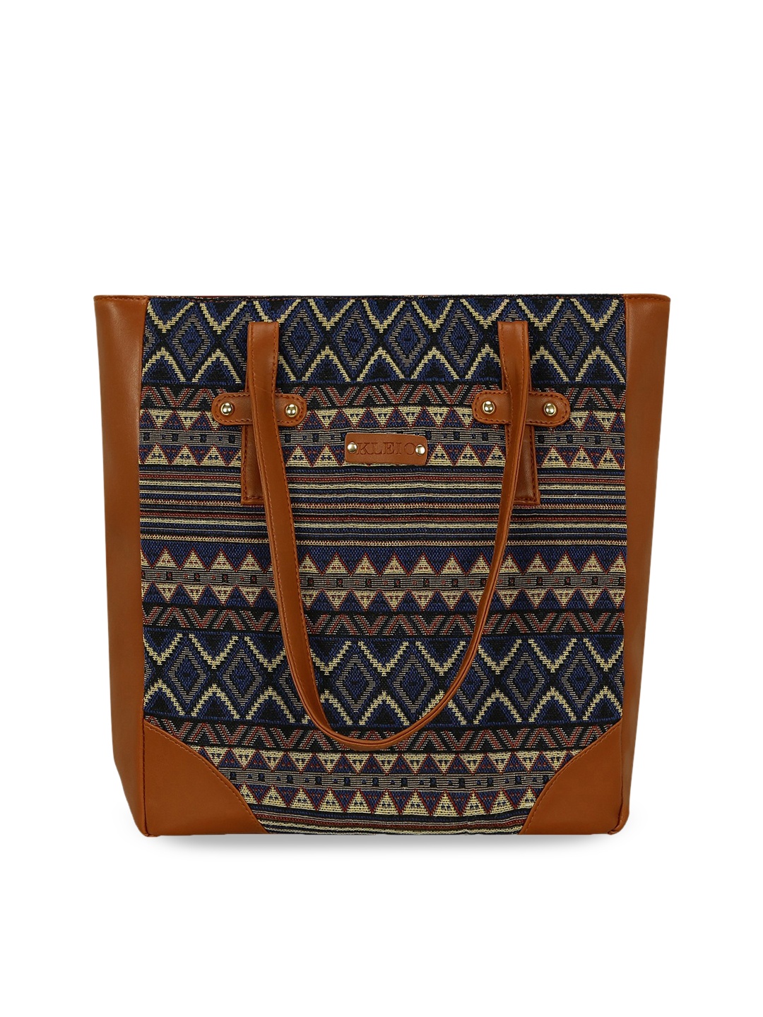 

KLEIO Women Jacquard Weave Tote Bag, Multi
