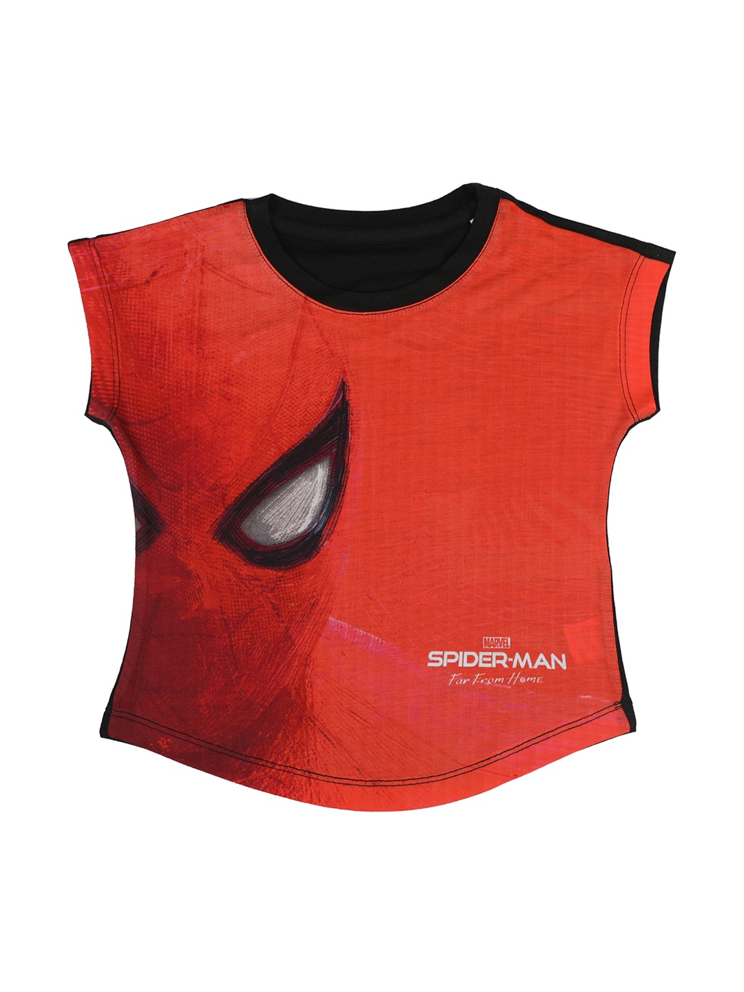 

Marvel by Wear Your Mind Girls Red Printed Top