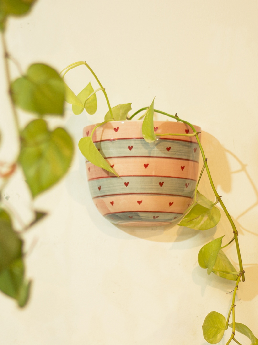 

The Wishing Chair Multicoloured Printed Wall Planter, Multi