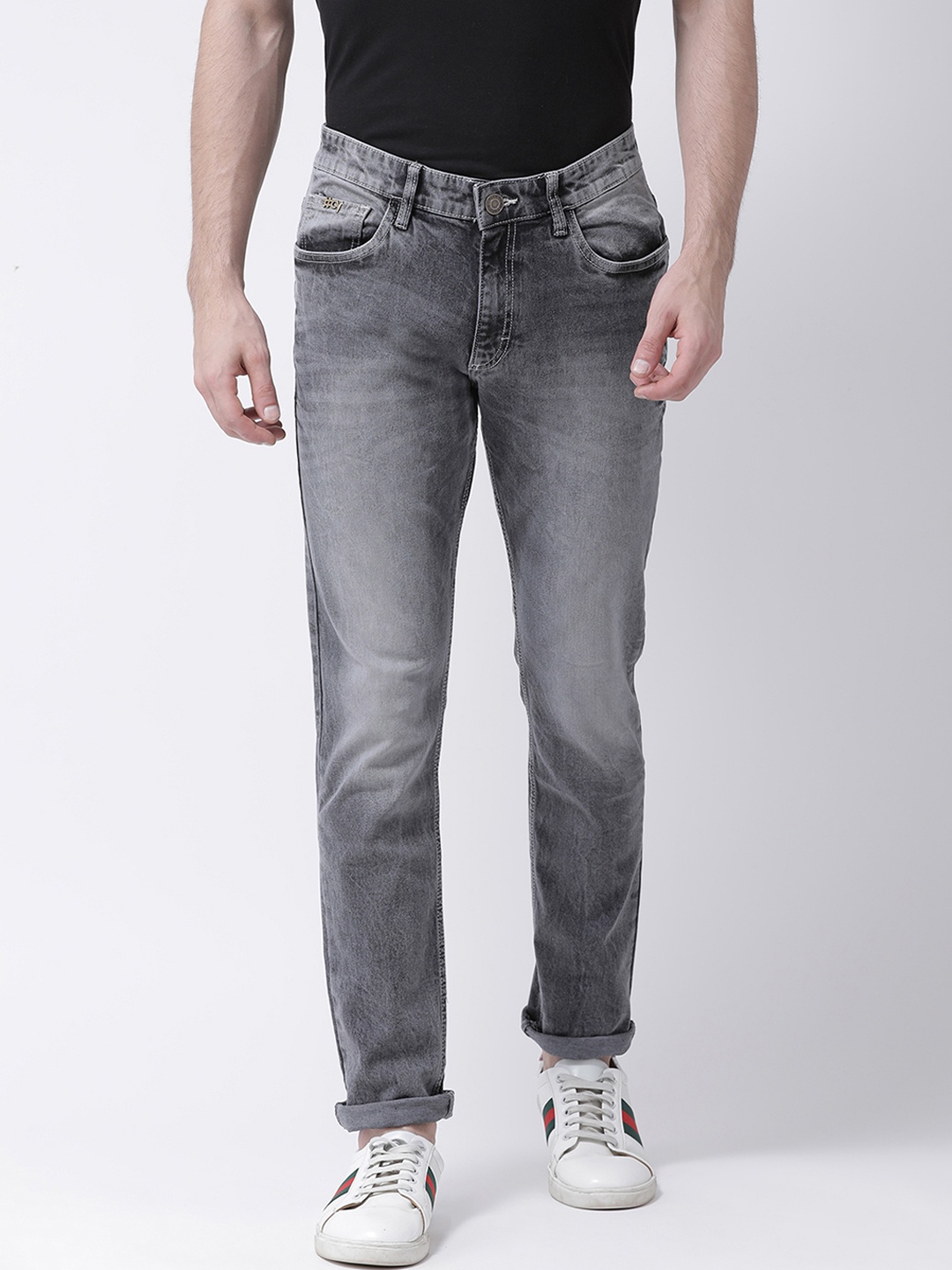 

Club York Men Black Slim Fit Mid-Rise Clean Look Jeans