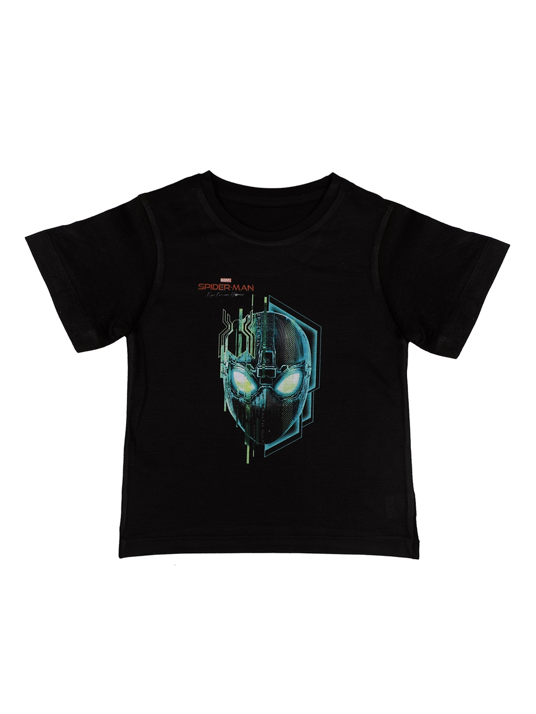 

Marvel by Wear Your Mind Boys Black Printed Round Neck T-shirt