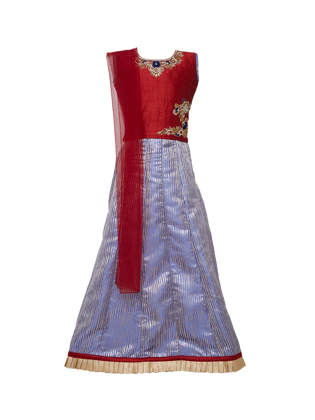 BETTY Girls Ready to Wear Lehenga Choli with Dupatta, Maroon