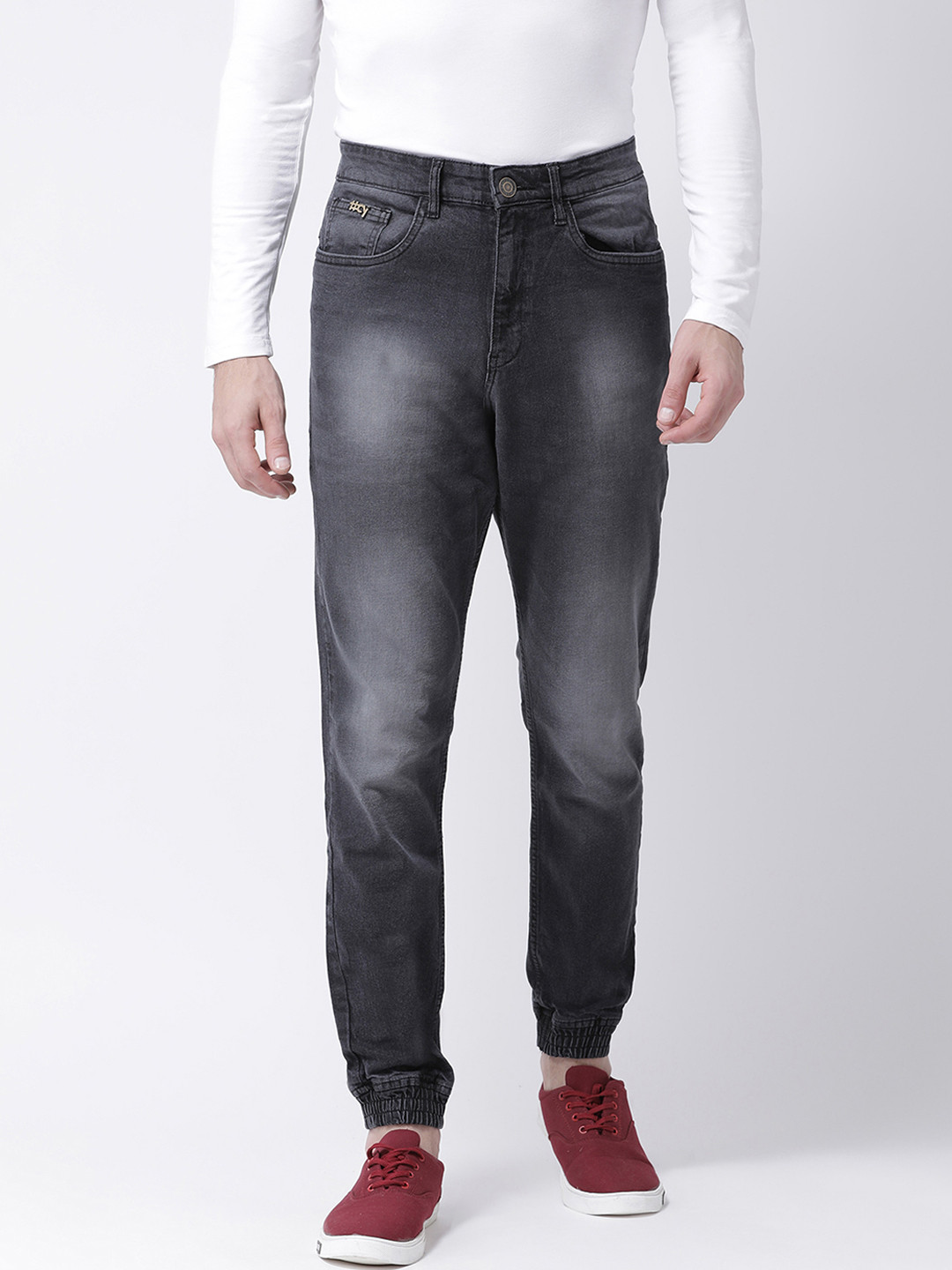 

Club York Men Black Slim Fit Mid-Rise Clean Look Stretchable Jeans