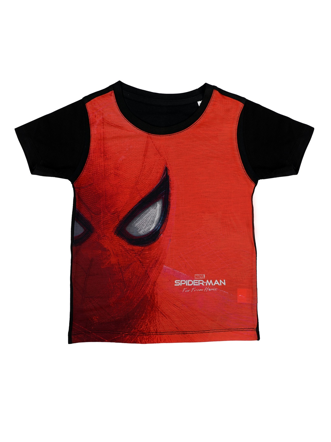 

Marvel by Wear Your Mind Boys Red Printed Round Neck T-shirt