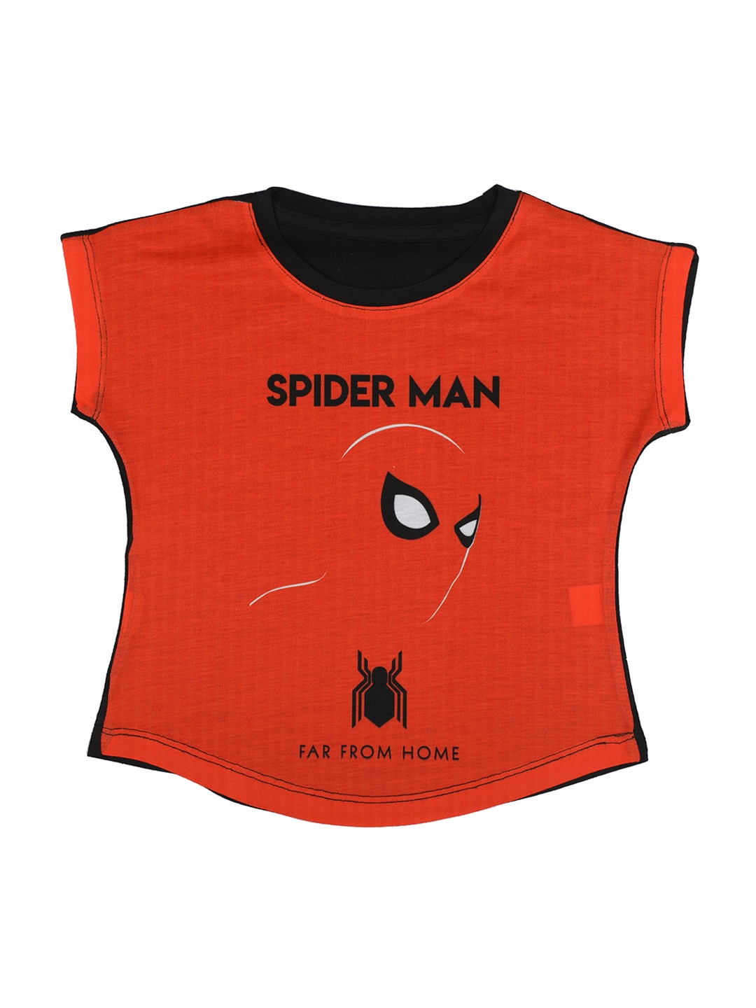 

Marvel by Wear Your Mind Girls Red Printed Round Neck T-shirt