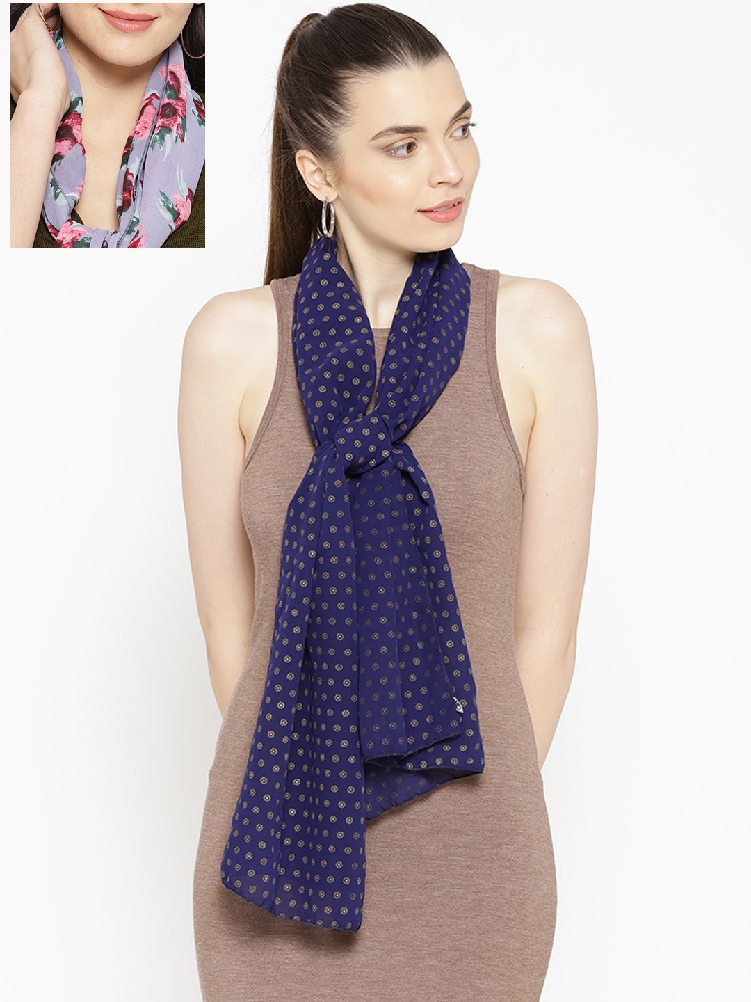 

Trend Arrest Pack of 2 Printed Scarves, Multi