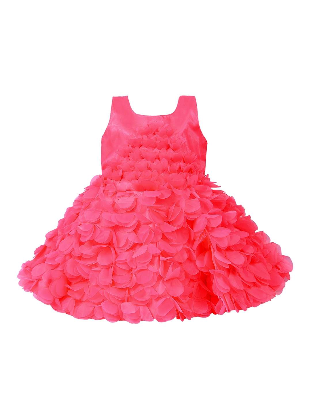 

Wish Karo Girls Pink Fit and Flare Dress