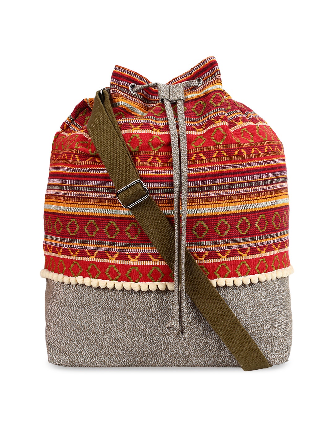 

Anekaant Multicoloured Self Design Shoulder Bag, Multi