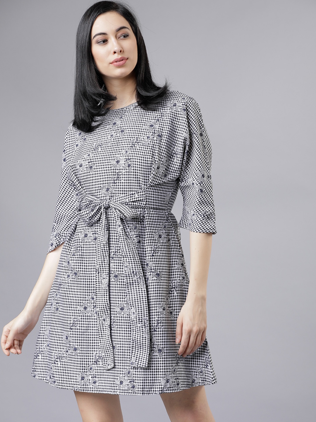 

Tokyo Talkies Women Black A-Line Dress