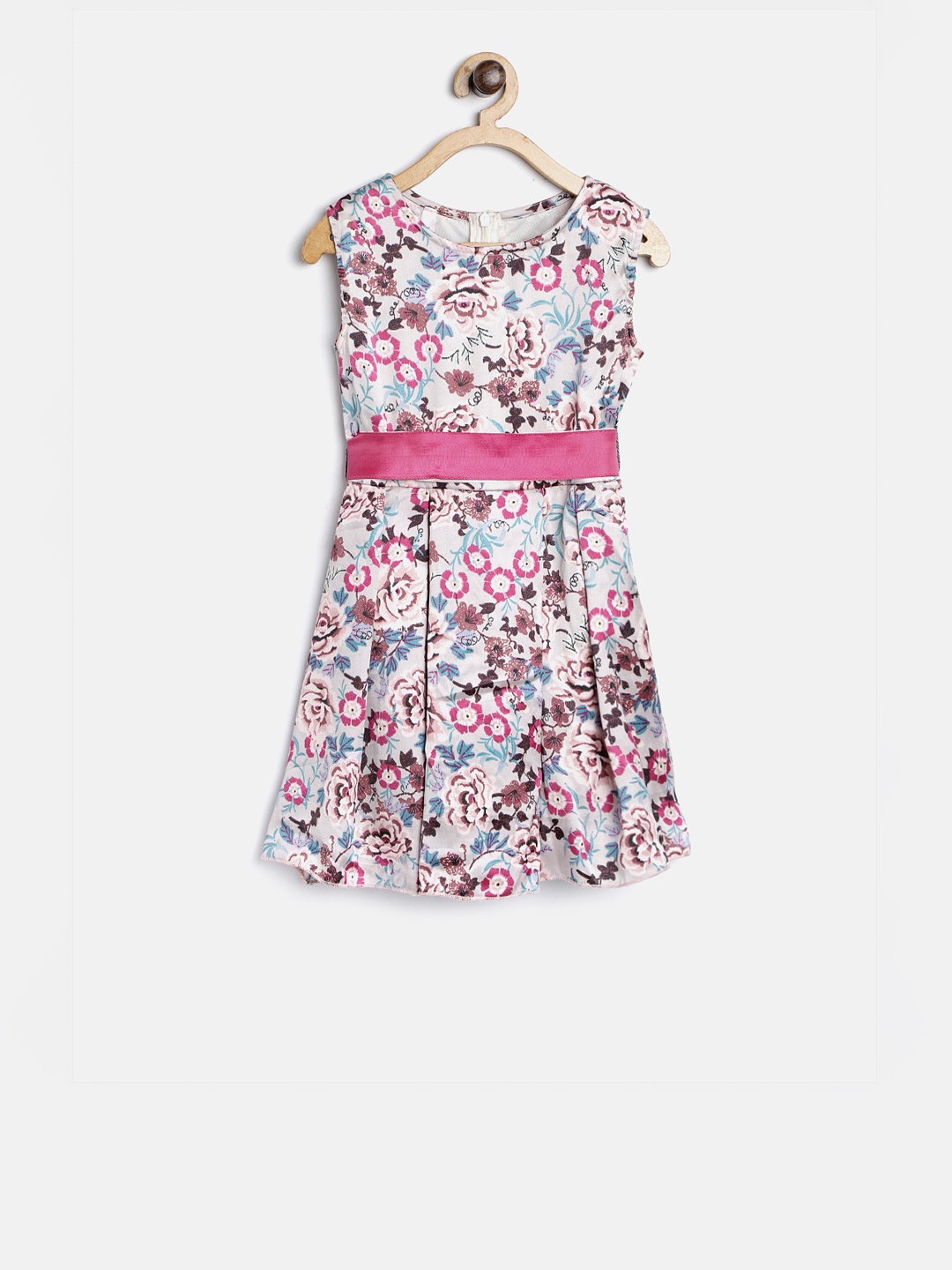 

StyleStone Girls Pink & Blue Fit and Flare Dress