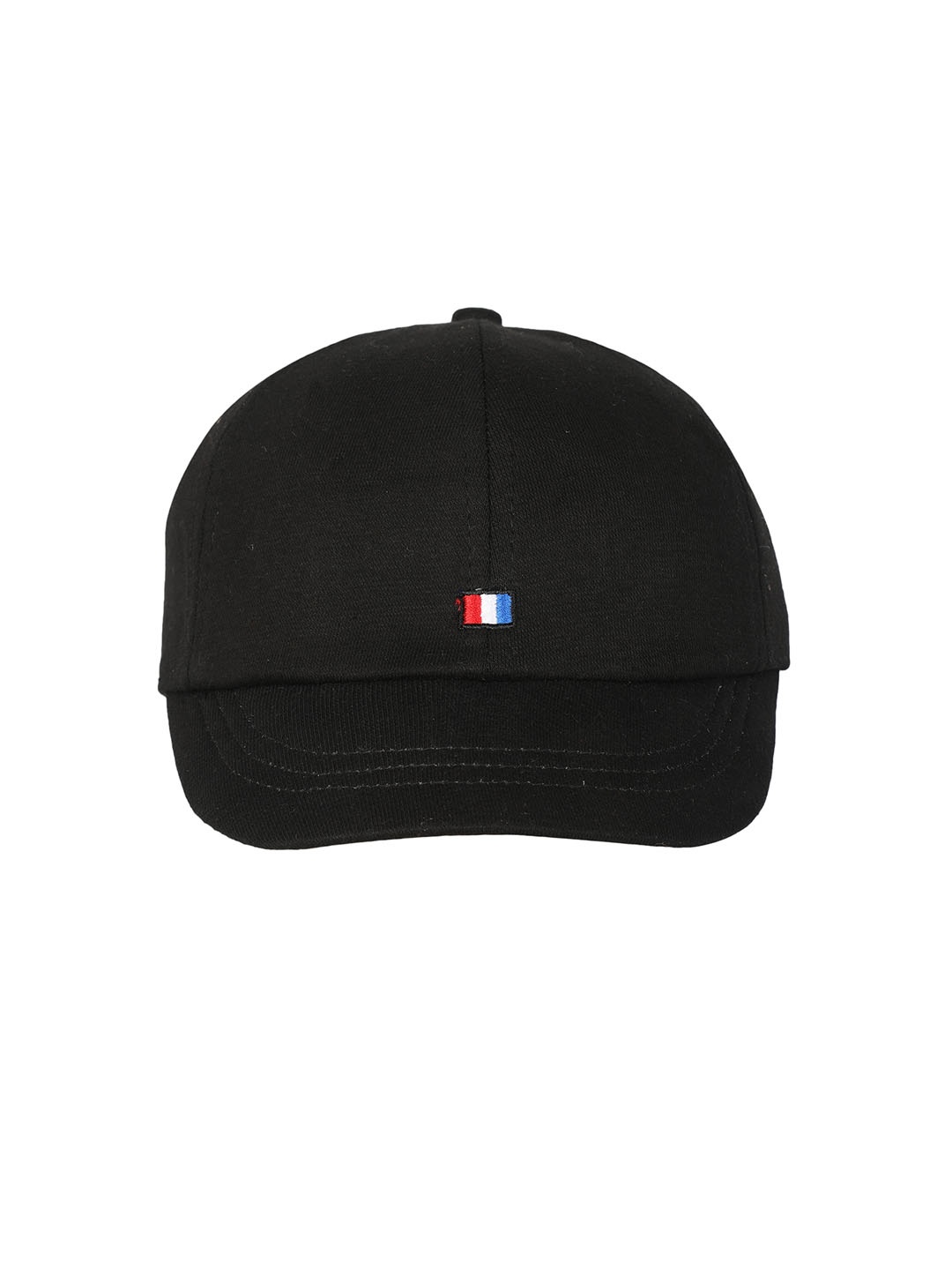 

FabSeasons Men Black Solid Baseball Cap