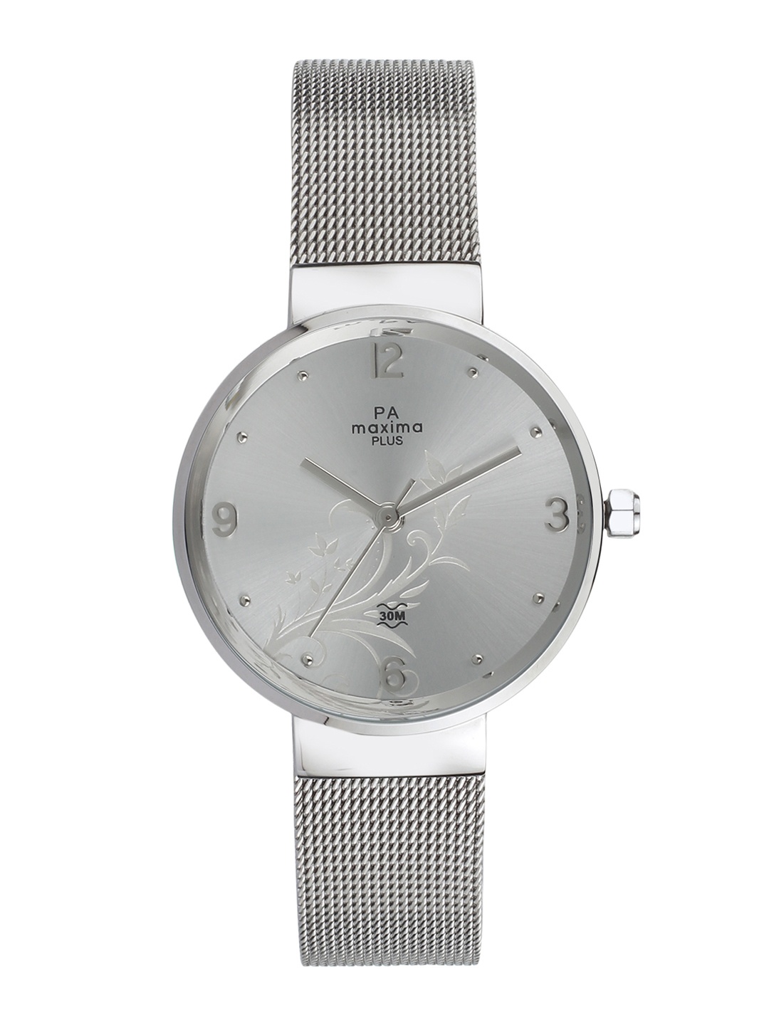 

maxima Women Silver-Toned Analogue Watch 52240CALI