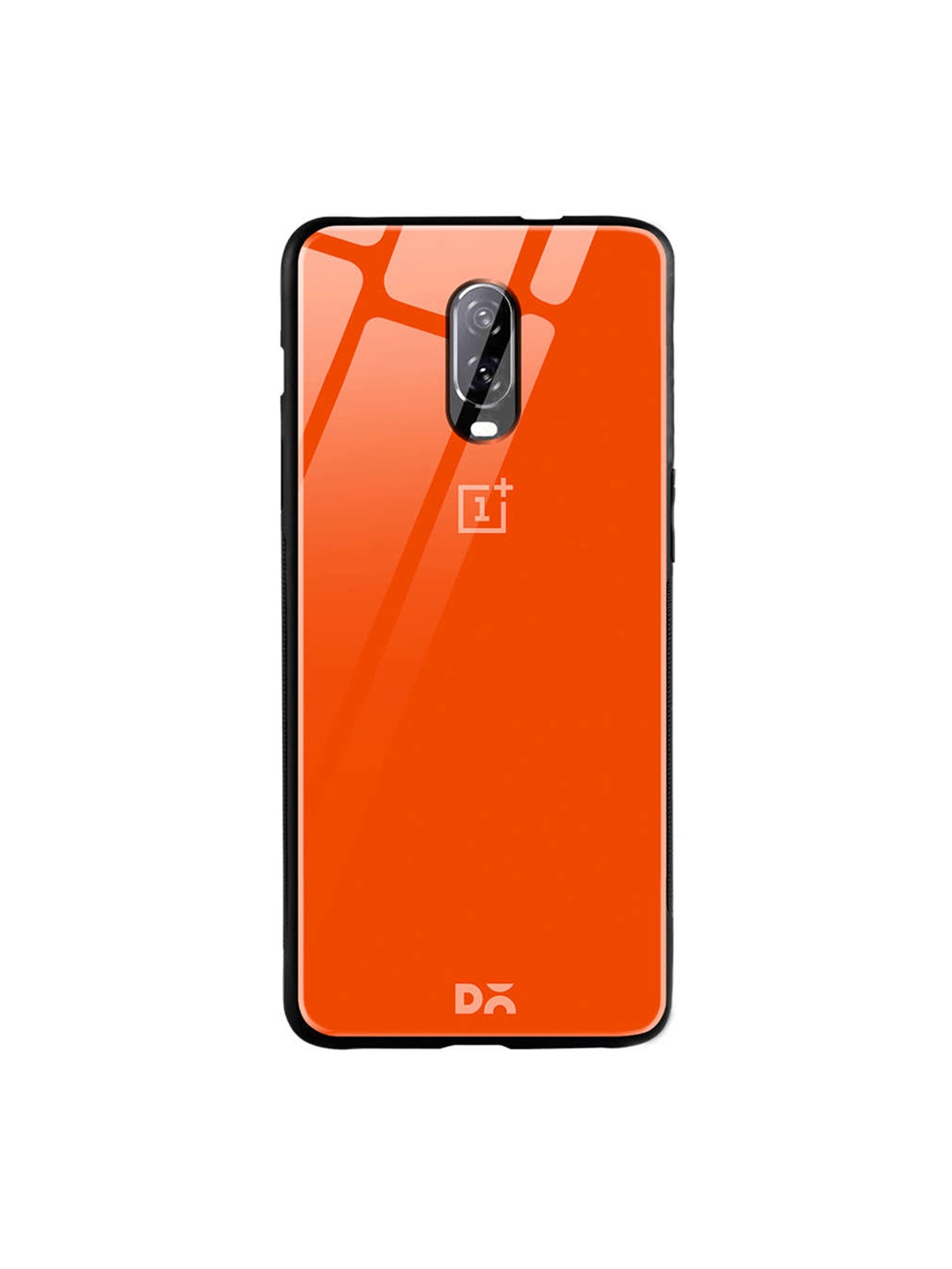 

DailyObjects Orange One Plus 6T Glass Case Cover