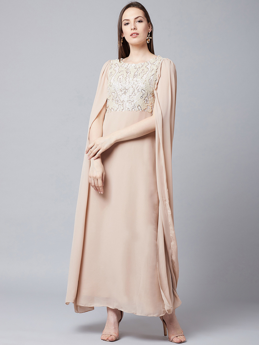 

Athena Women Beige Maxi Dress