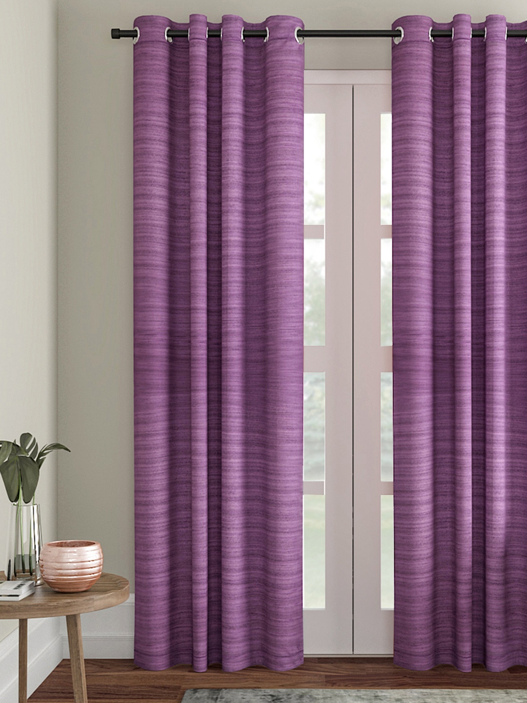 

Soumya Purple Single Long Door Curtain