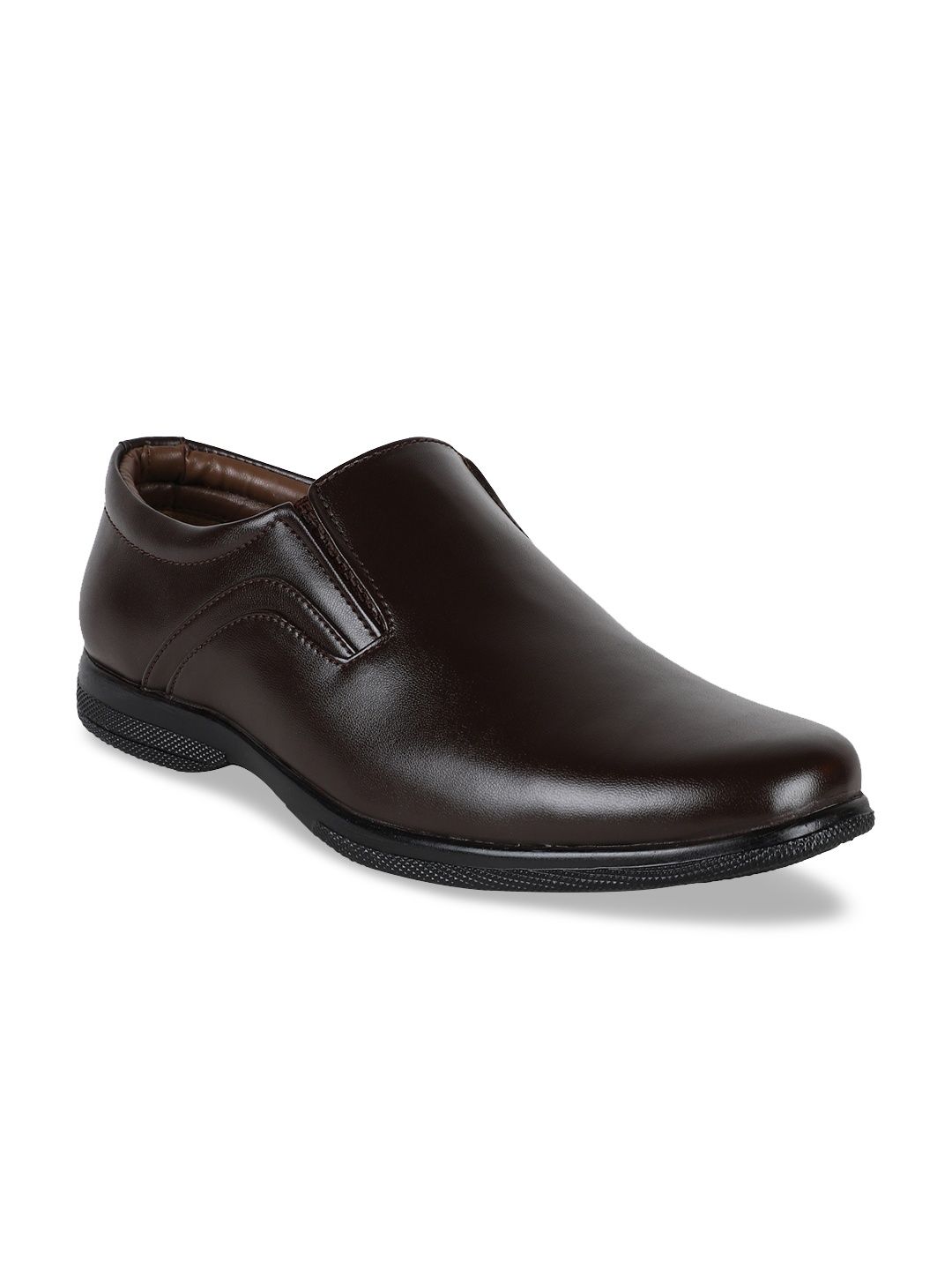 

Respiro Men Brown Formal Slip-Ons