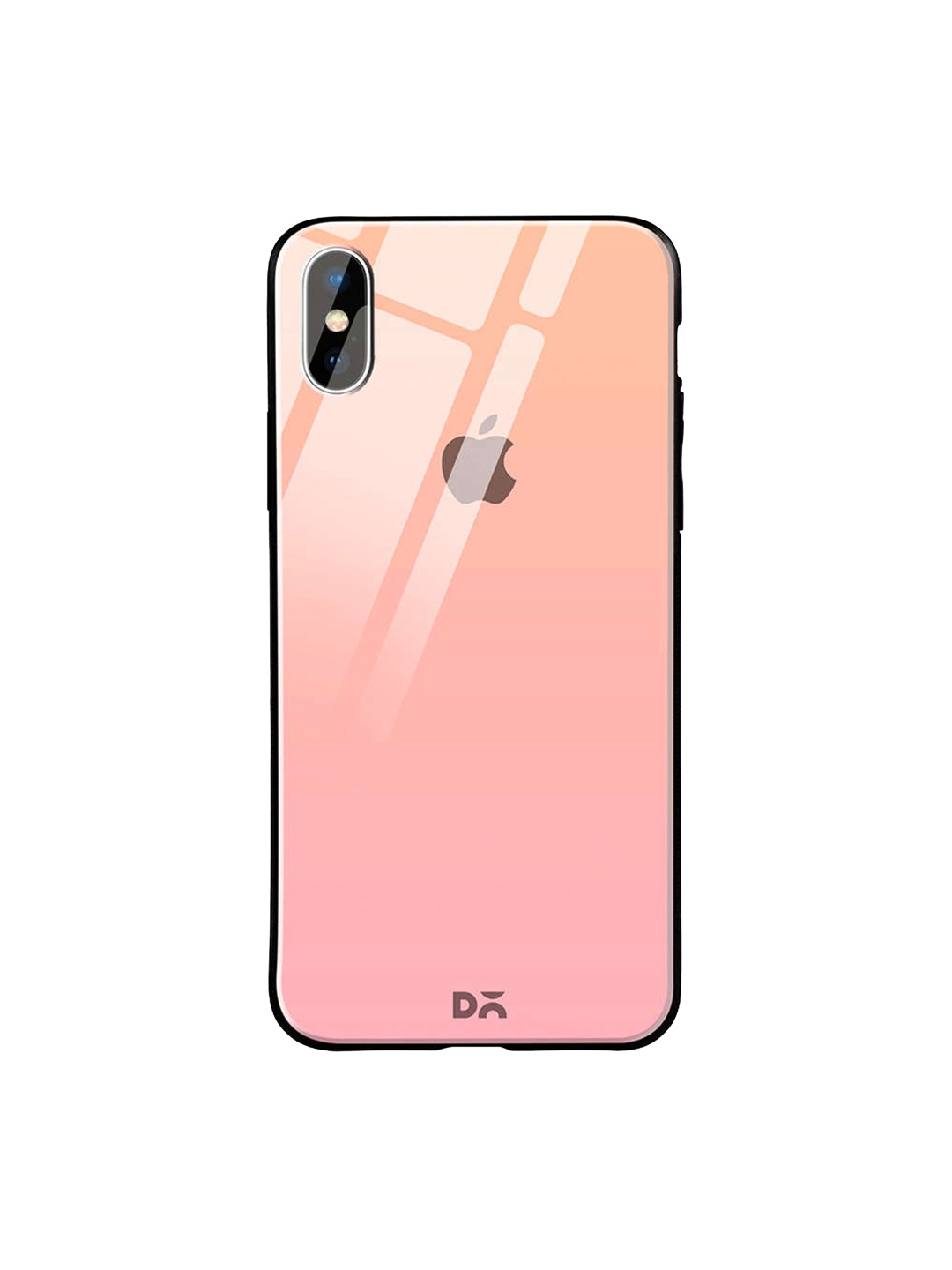 

DailyObjects Peach-Coloured iPhone XS Max Glass Case Cover