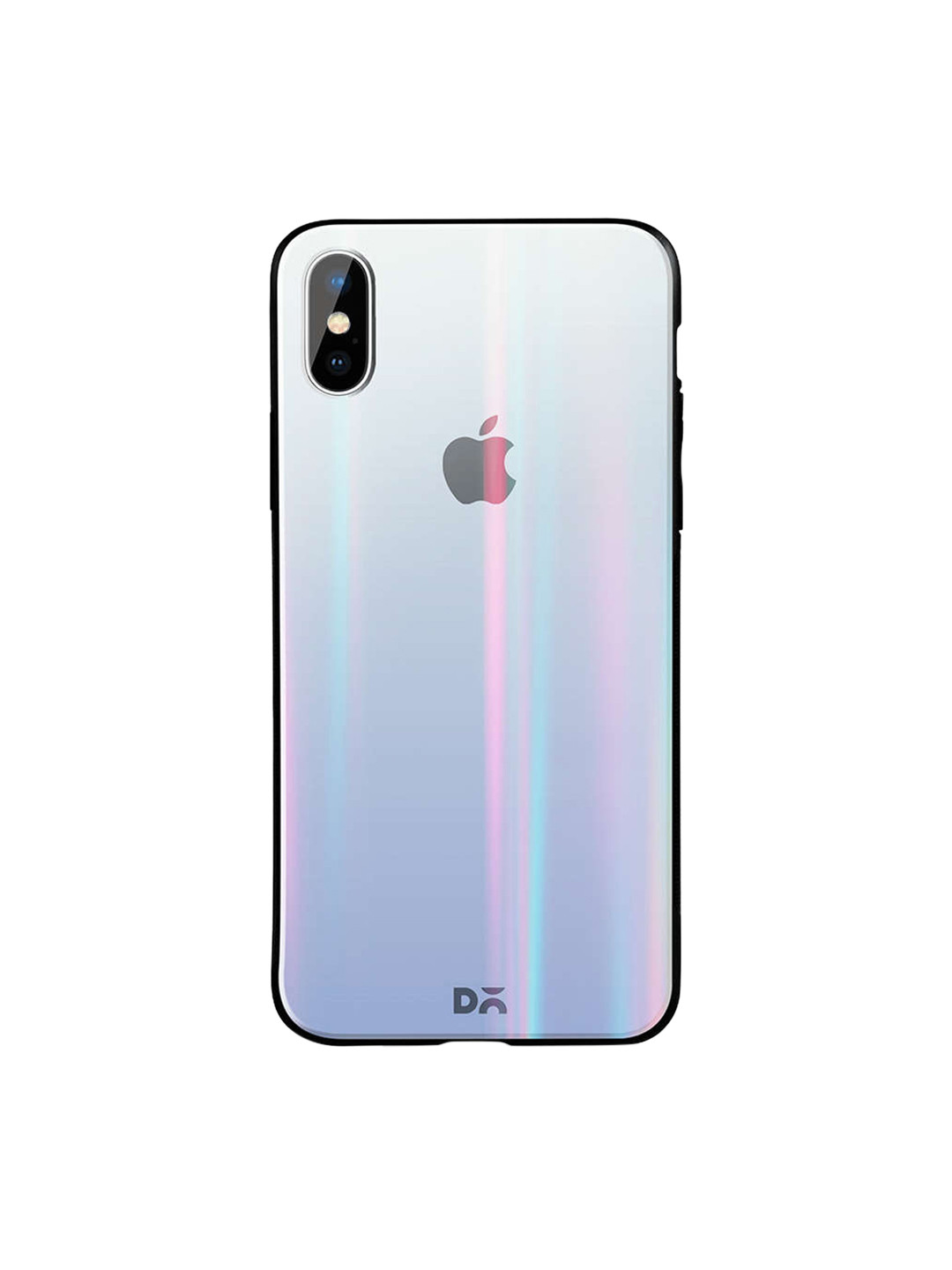 

DailyObjects Blue iPhone XS Max Holographic Glass Case Cover