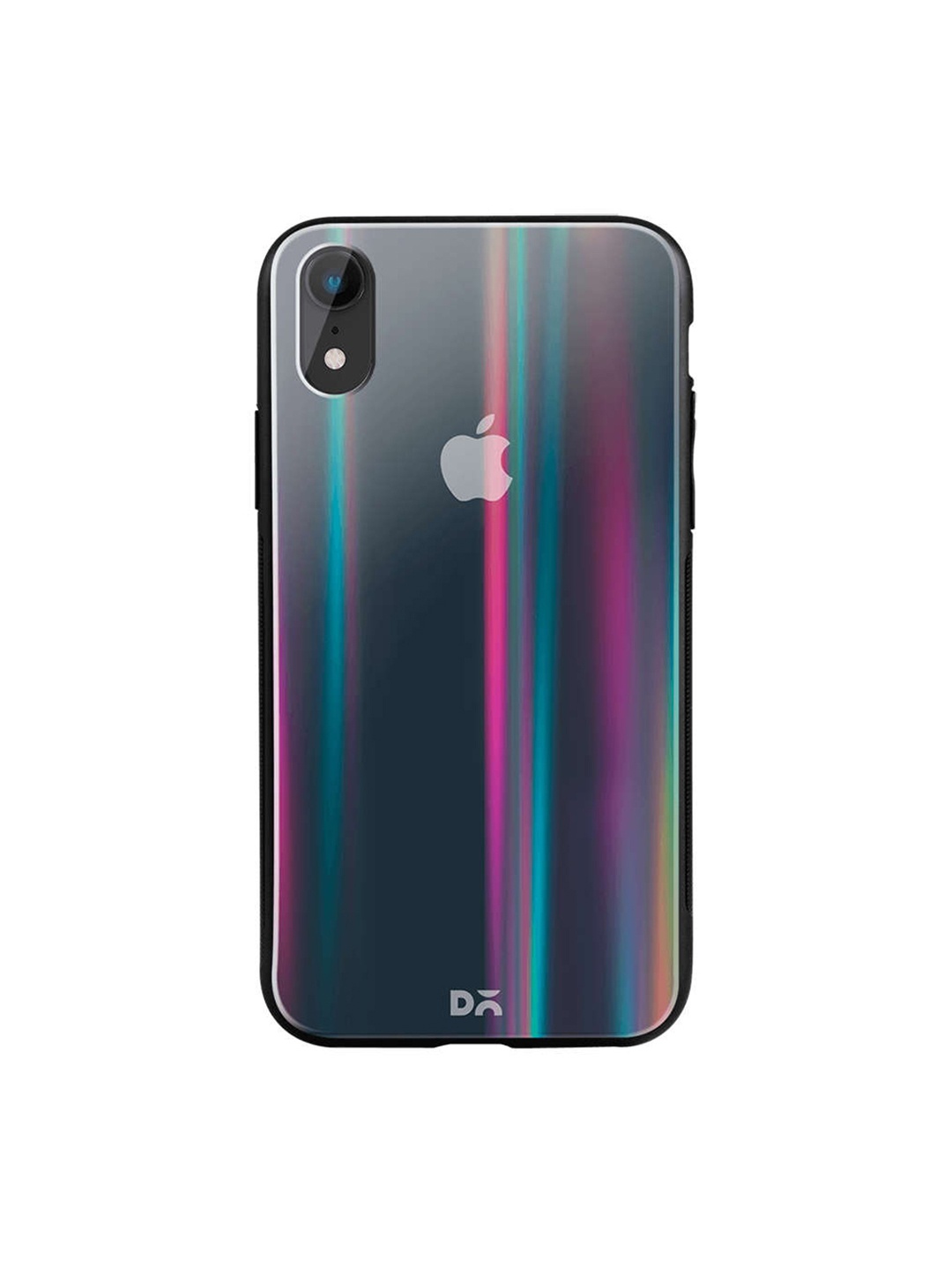 

DailyObjects Teal Green iPhone XR Holographic Glass Case Cover