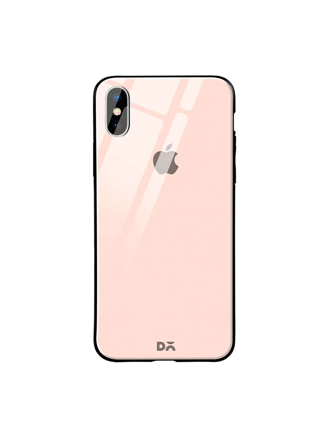 

DailyObjects Pink iPhone XS Glass Case Cover