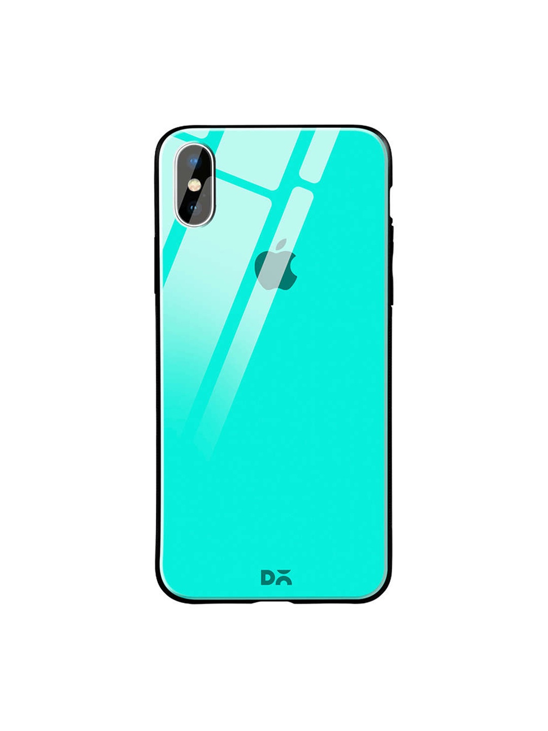 

DailyObjects Blue iPhone XS Glass Case Cover