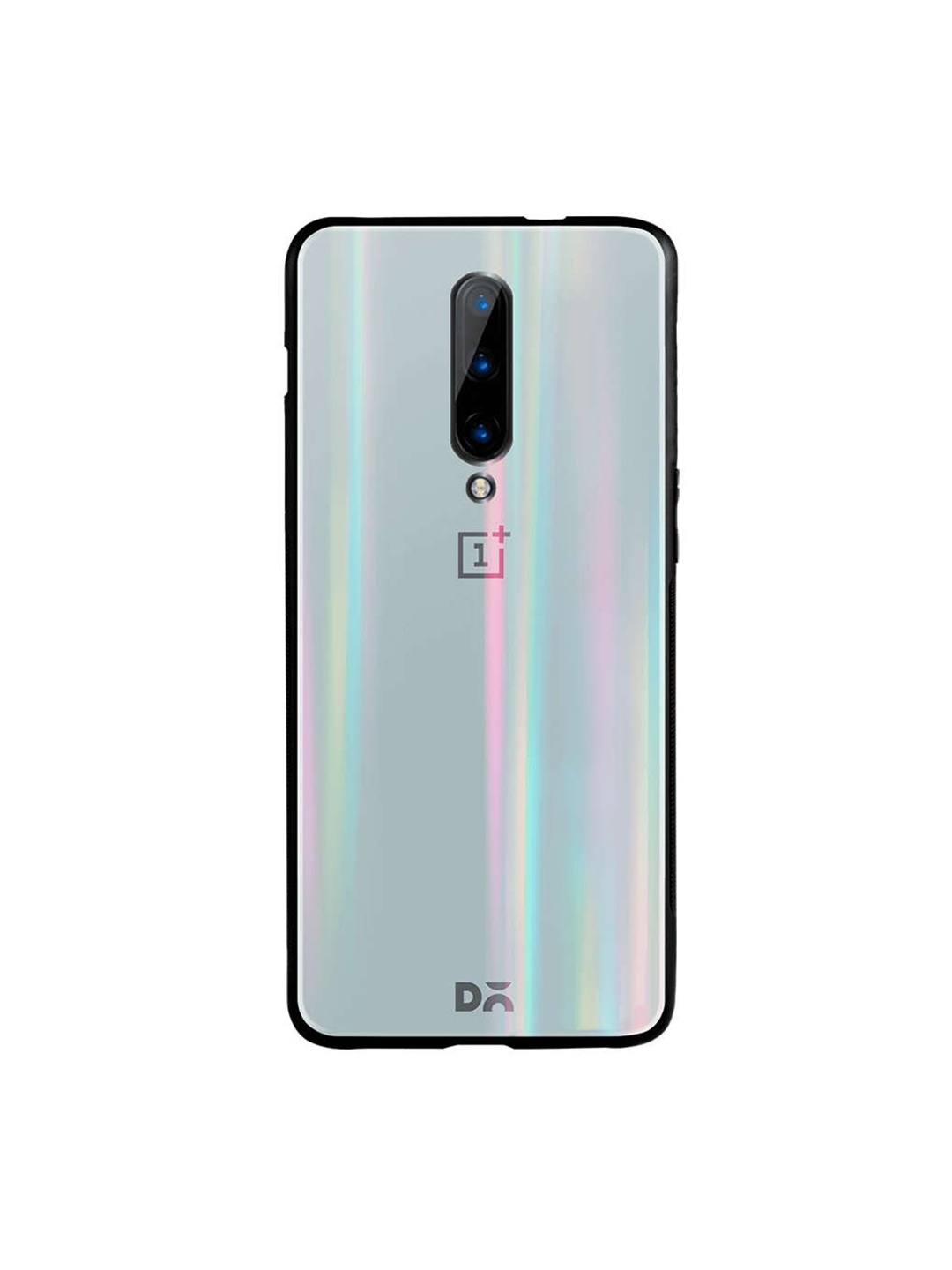 

DailyObjects Grey OnePlus 7 Pro Holographic Glass Case Cover