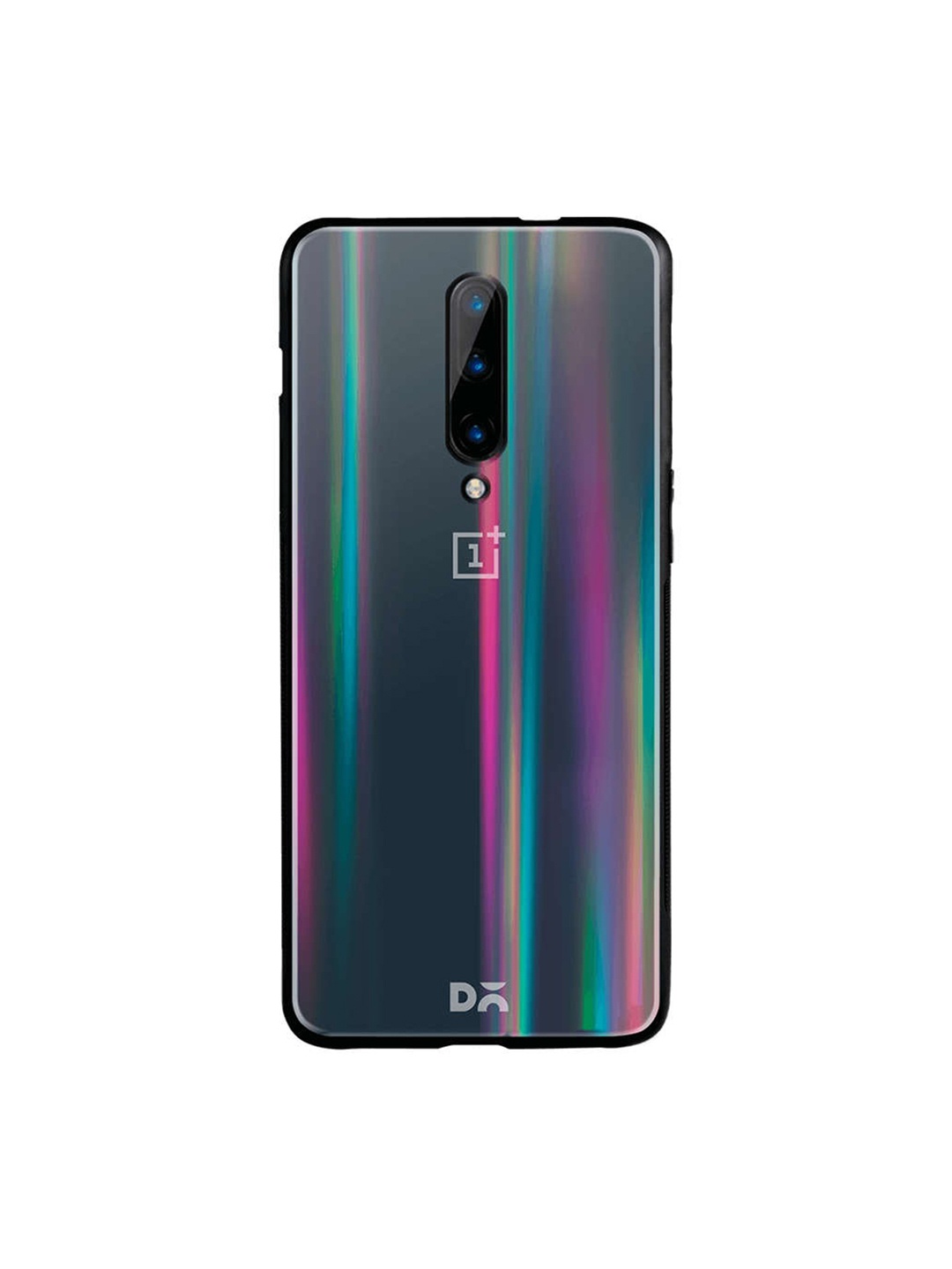 

DailyObjects Green OnePlus 7 Pro Holographic Glass Case Cover