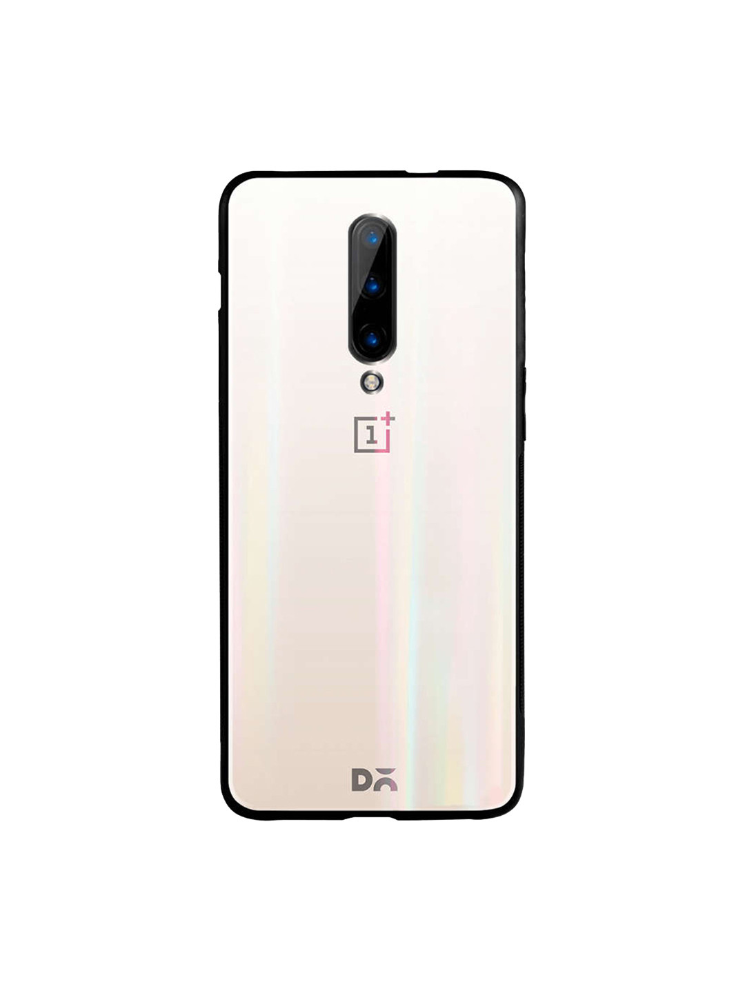 

DailyObjects Silver-Toned OnePlus 7 Pro Holographic Glass Case Cover