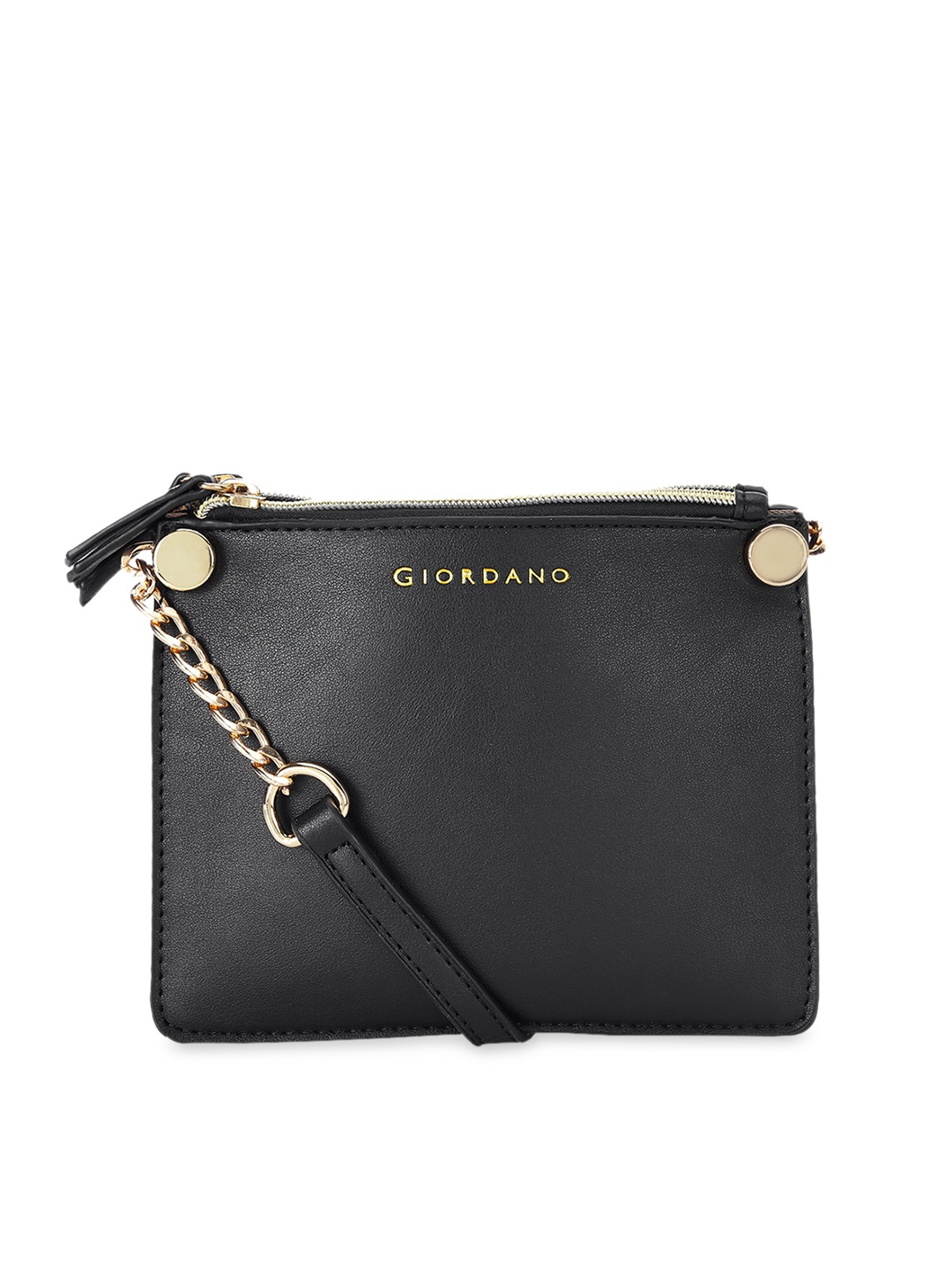 

GIORDANO Women Black Solid Sling Bag