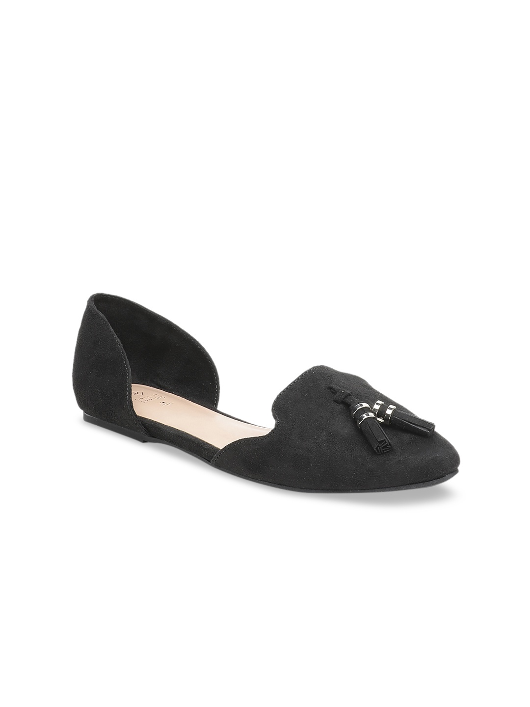 

Call It Spring Women Black Solid Ballerinas