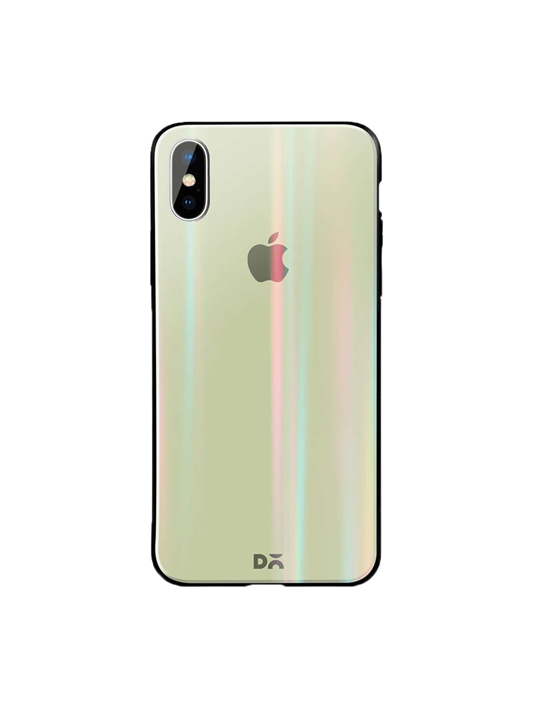

DailyObjects Olive iPhone XS Max Holographic Glass Case Cover