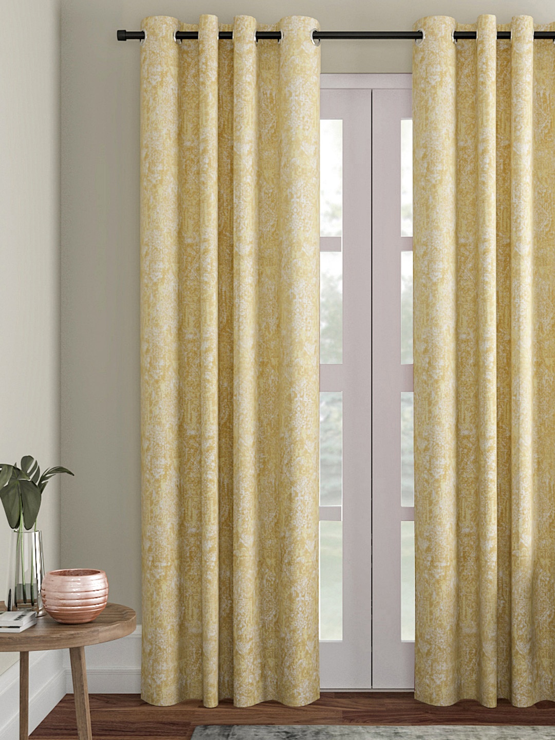 Soumya Beige Single Long Door Curtain