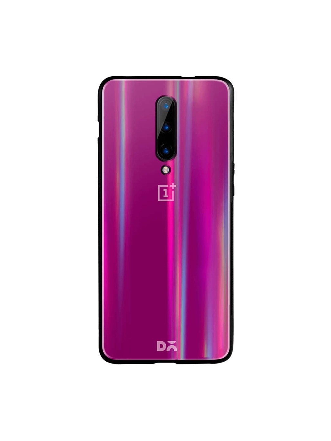 

DailyObjects Purple OnePlus 7 Pro Holographic Glass Case Cover