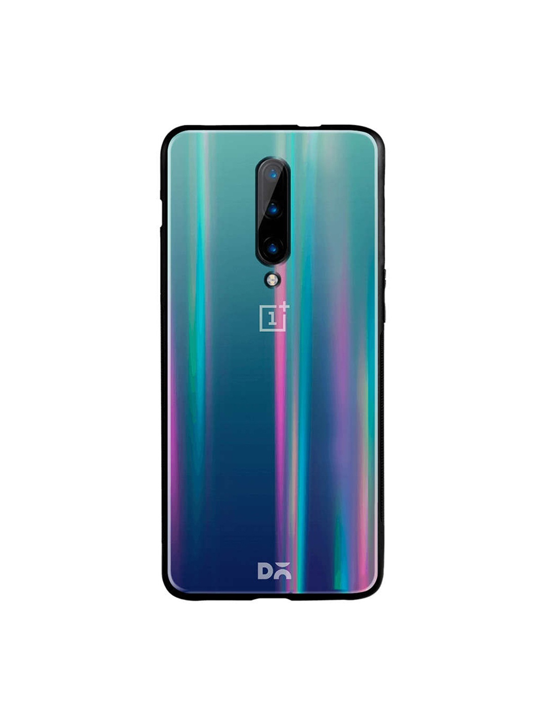 

DailyObjects Teal OnePlus 7 Pro Holographic Glass Case Cover