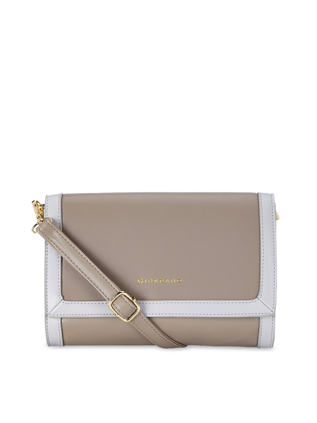 GIORDANO Beige Solid Sling Bag