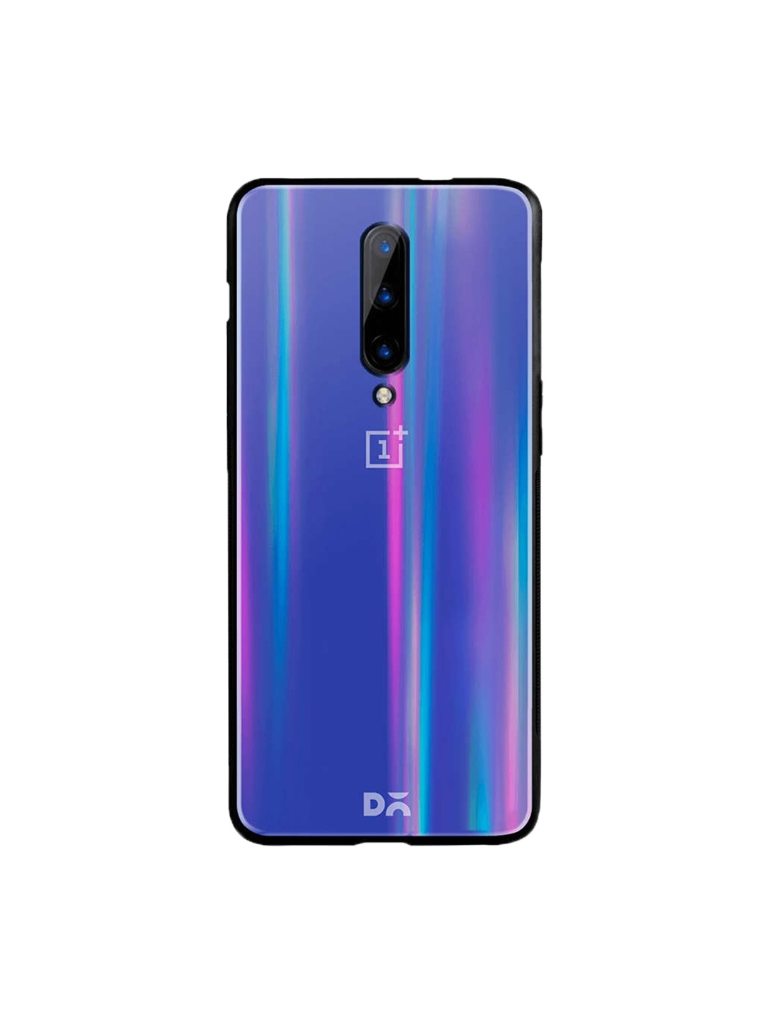

DailyObjects Blue OnePlus 7 Pro Holographic Glass Case Cover