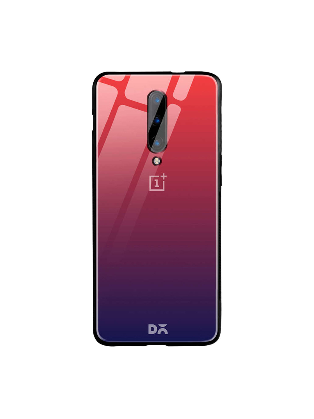 

DailyObjects Red & Blue OnePlus 7 Pro Glass Case Cover