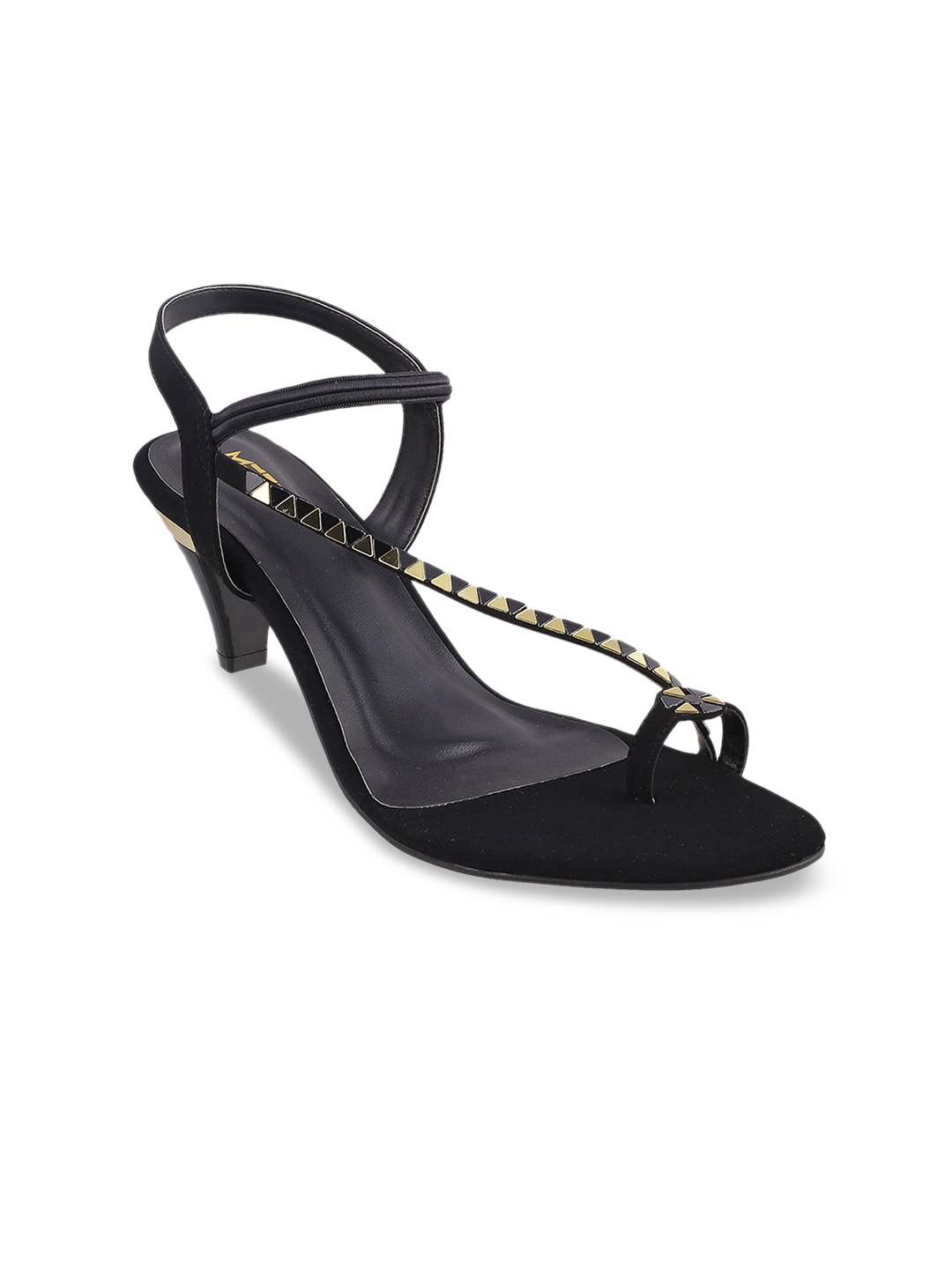 

Metro Women Black Solid Sandals