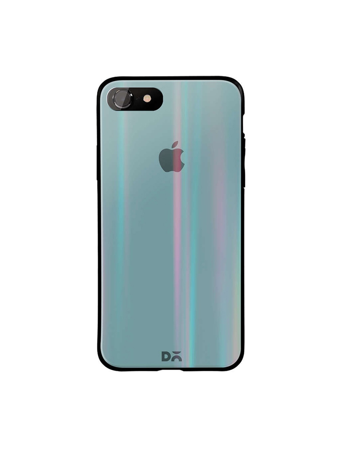 

DailyObjects Grey iPhone 7 Holographic Glass Case Cover