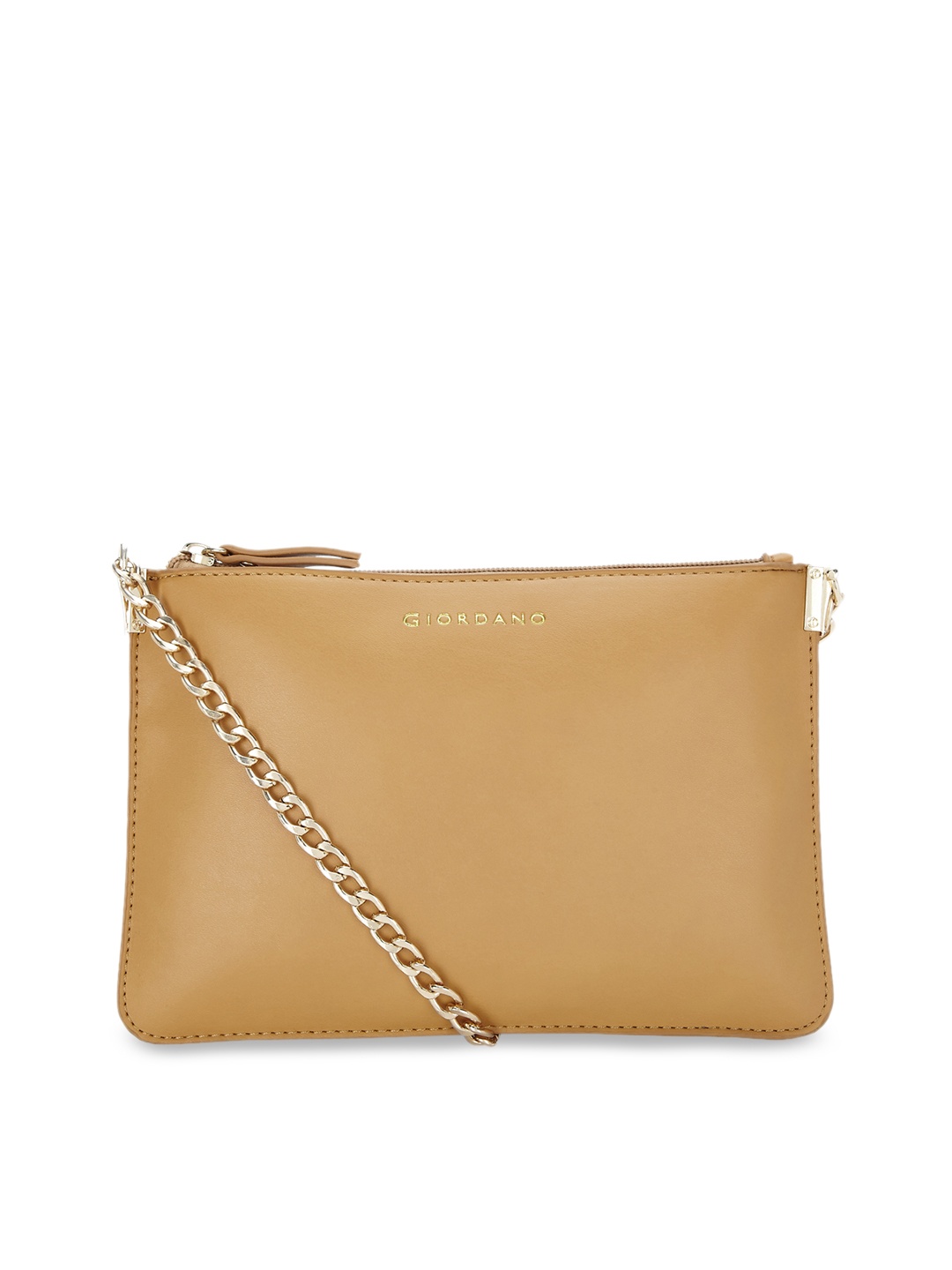 GIORDANO Mustard Yellow Solid Sling Bag