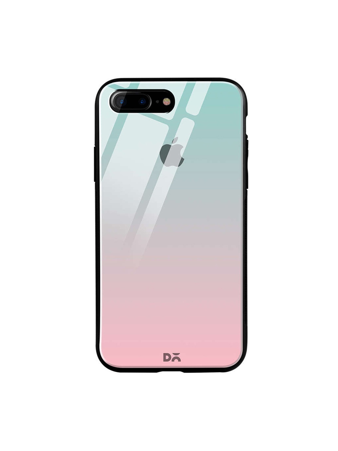 

DailyObjects Blue & Pink iPhone 7 Plus Glass Case Cover