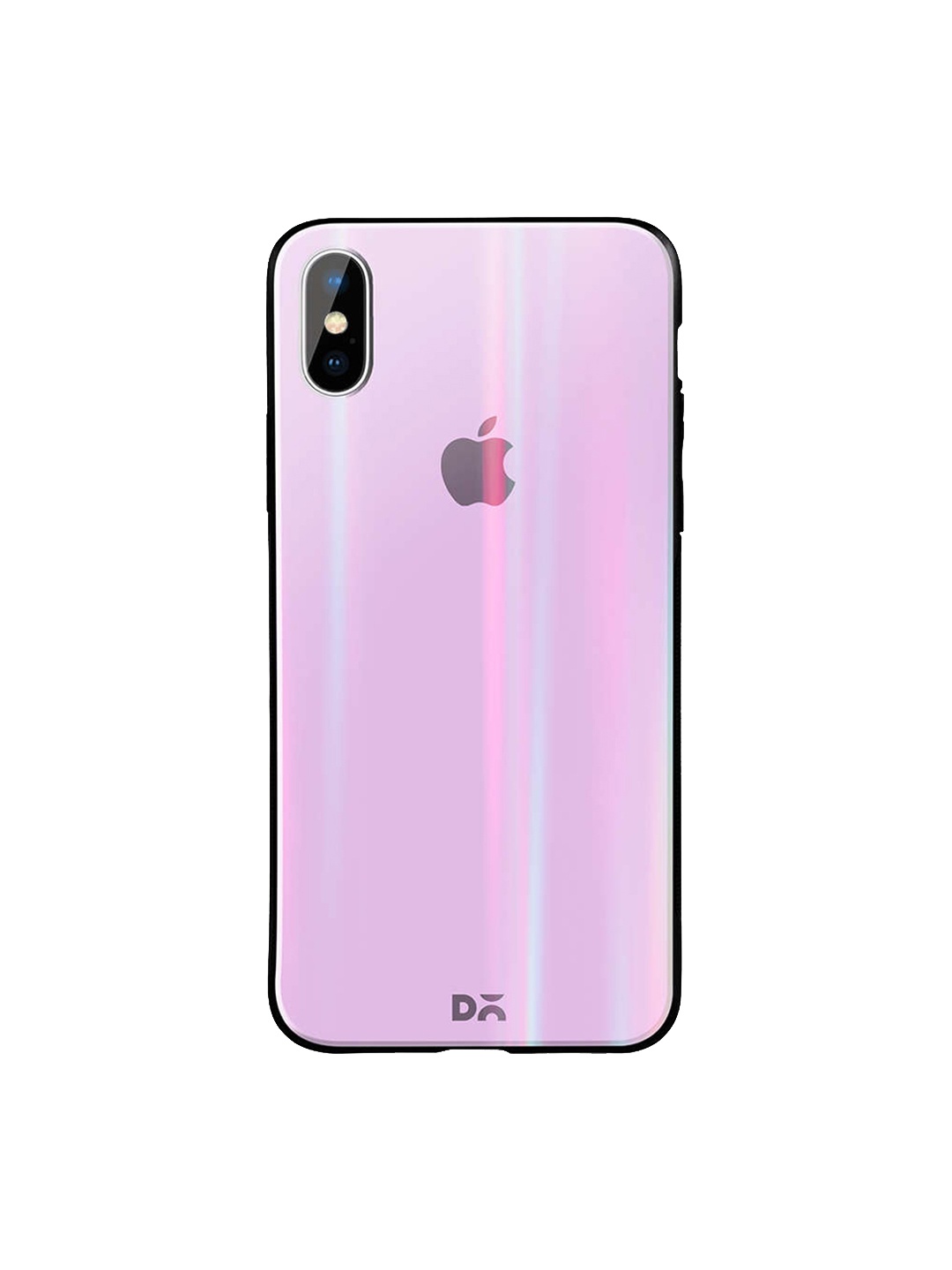 

DailyObjects Purple iPhone XS Max Holographic Glass Case Cover