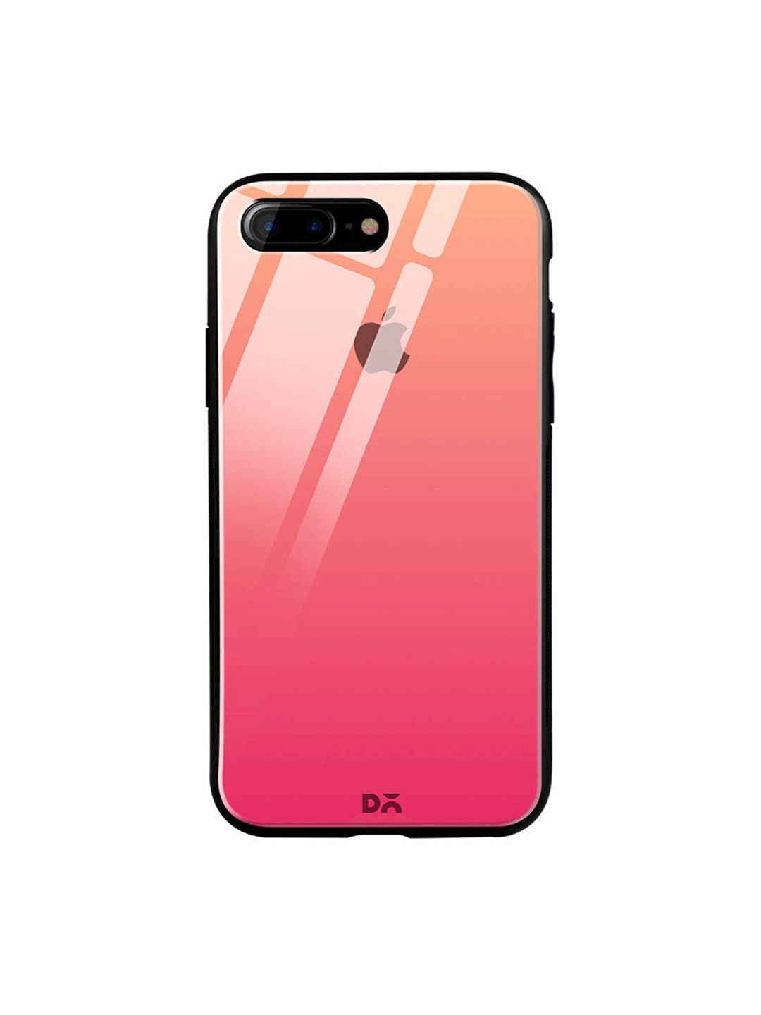 

DailyObjects Pink iPhone 8 Plus Glass Case Cover
